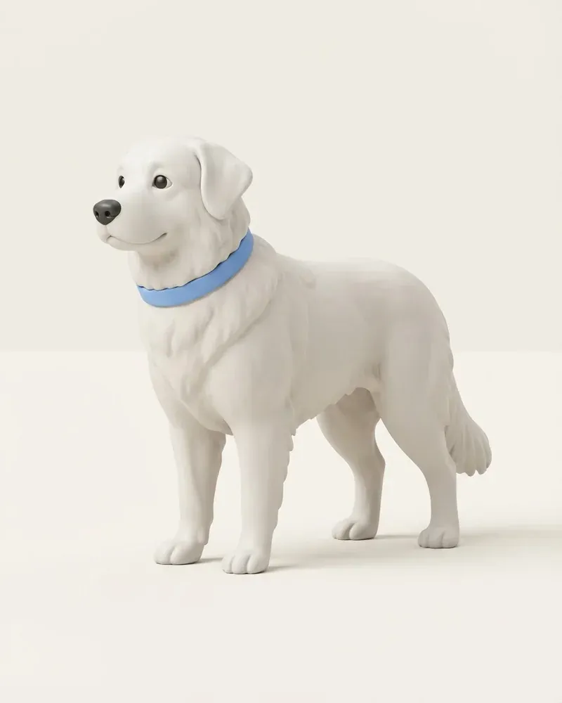 Ilustración 3D de un cuvac eslovaco