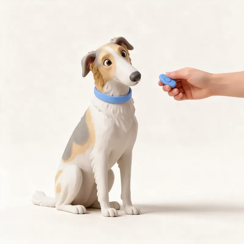 Borzoi: aprendiendo (ilustración)