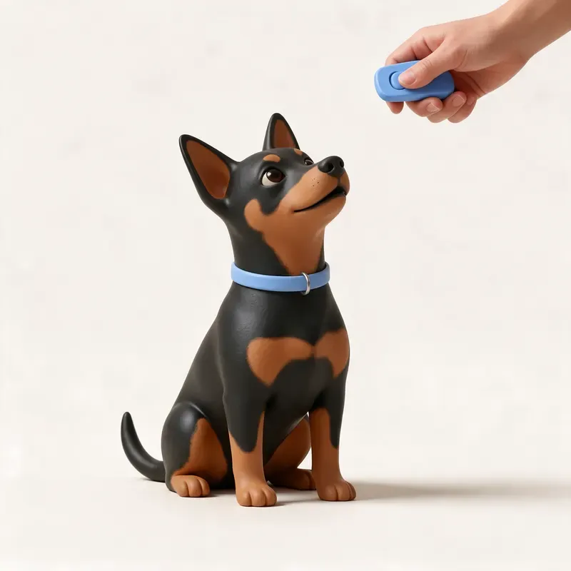 Lancashire heeler: aprendiendo (ilustración)