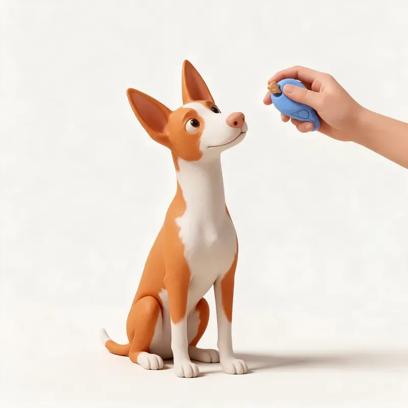 Podenco ibicenco: aprendiendo (ilustración)