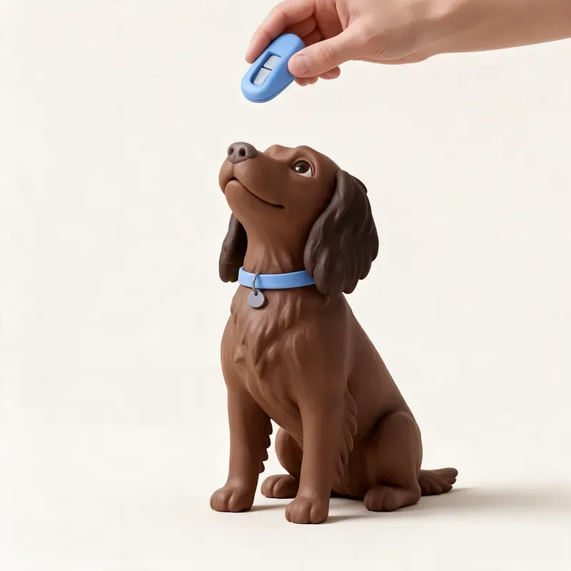 Boykin spaniel: aprendiendo (ilustración)