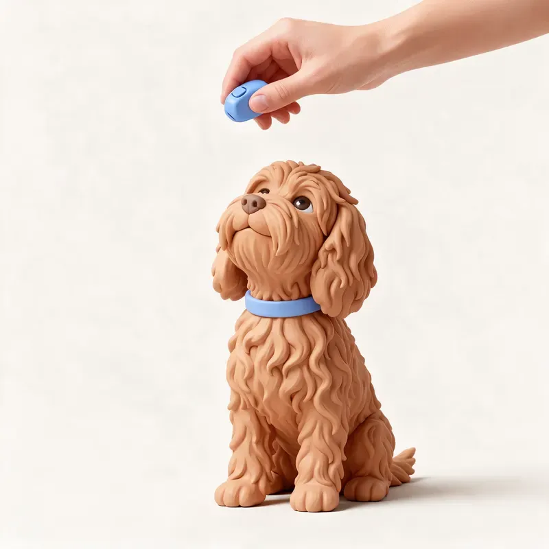 Cockapoo: aprendiendo (ilustración)
