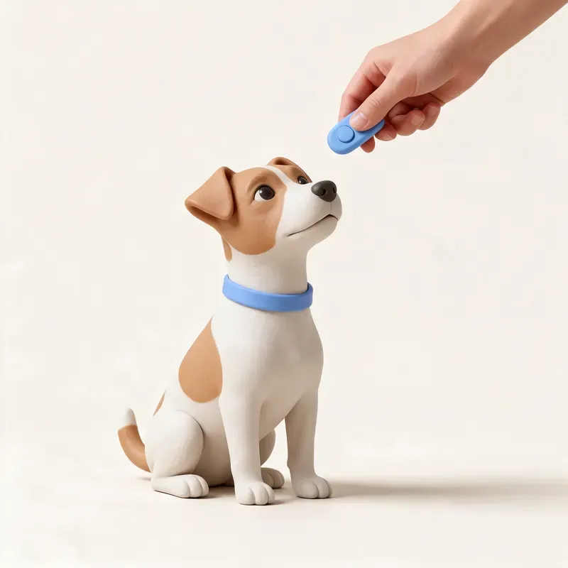 Parson Russell terrier: aprendiendo (ilustración)
