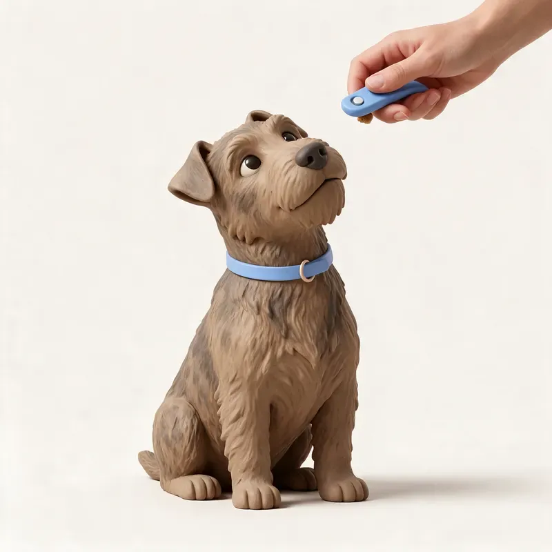 Terrier irlandés Glen of Imaal: aprendiendo (ilustración)