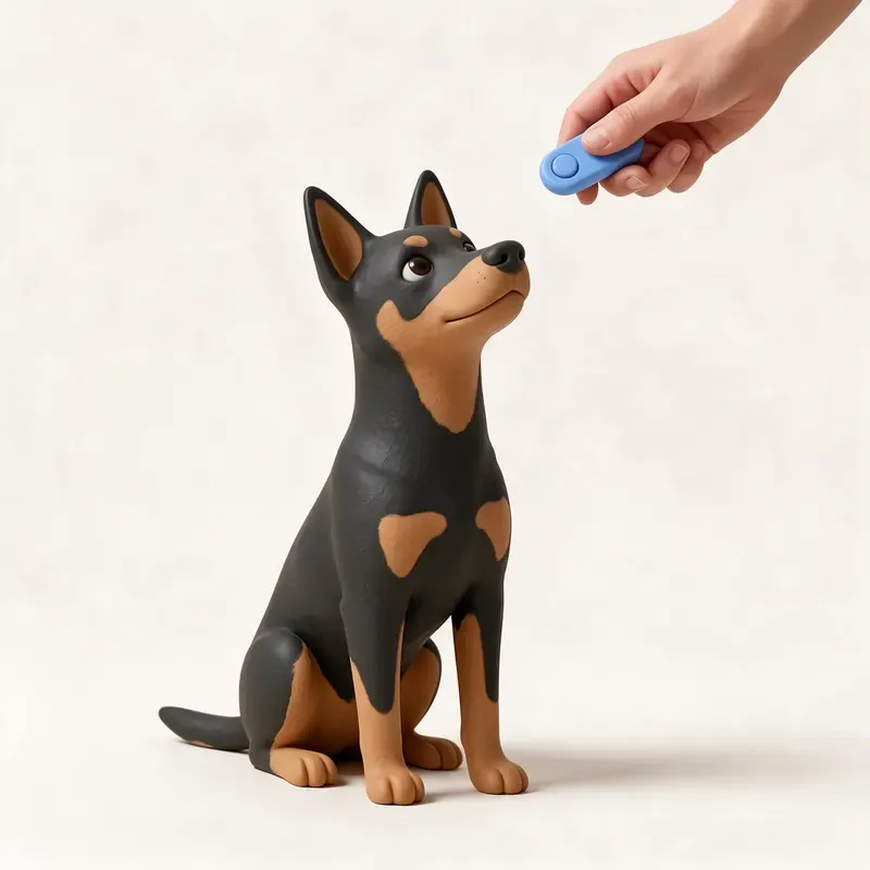 Kelpie australiano: aprendiendo (ilustración)