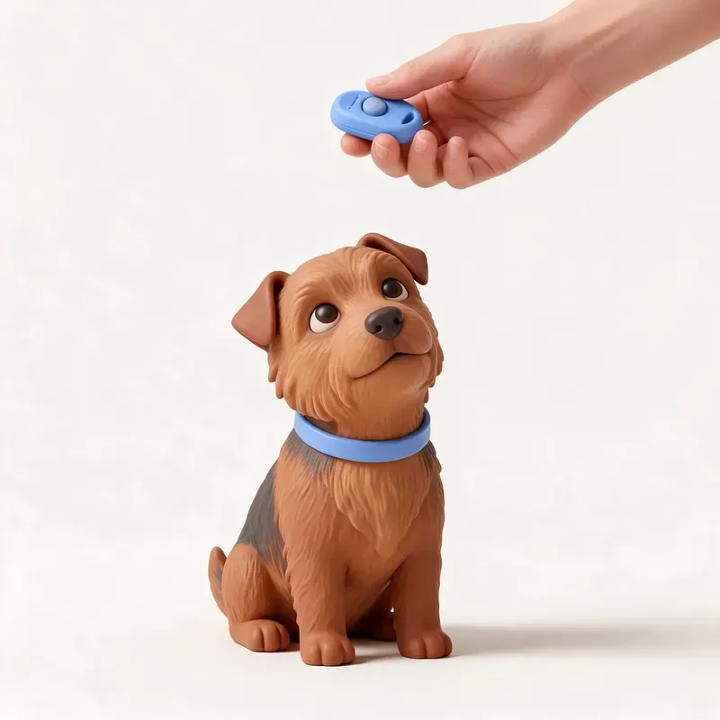 Norfolk terrier: aprendiendo (ilustración)