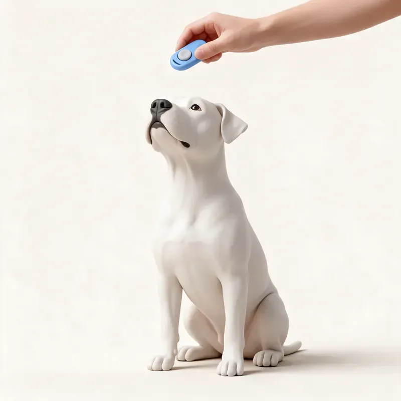 Dogo argentino: aprendiendo (ilustración)