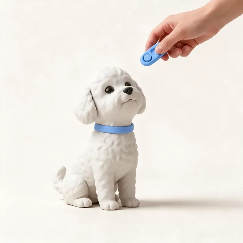 Bichón frisé: aprendiendo (ilustración)