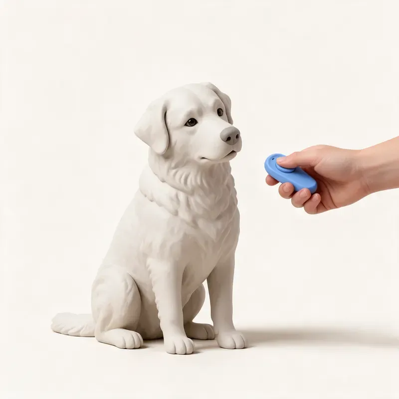 Kuvasz: aprendiendo (ilustración)