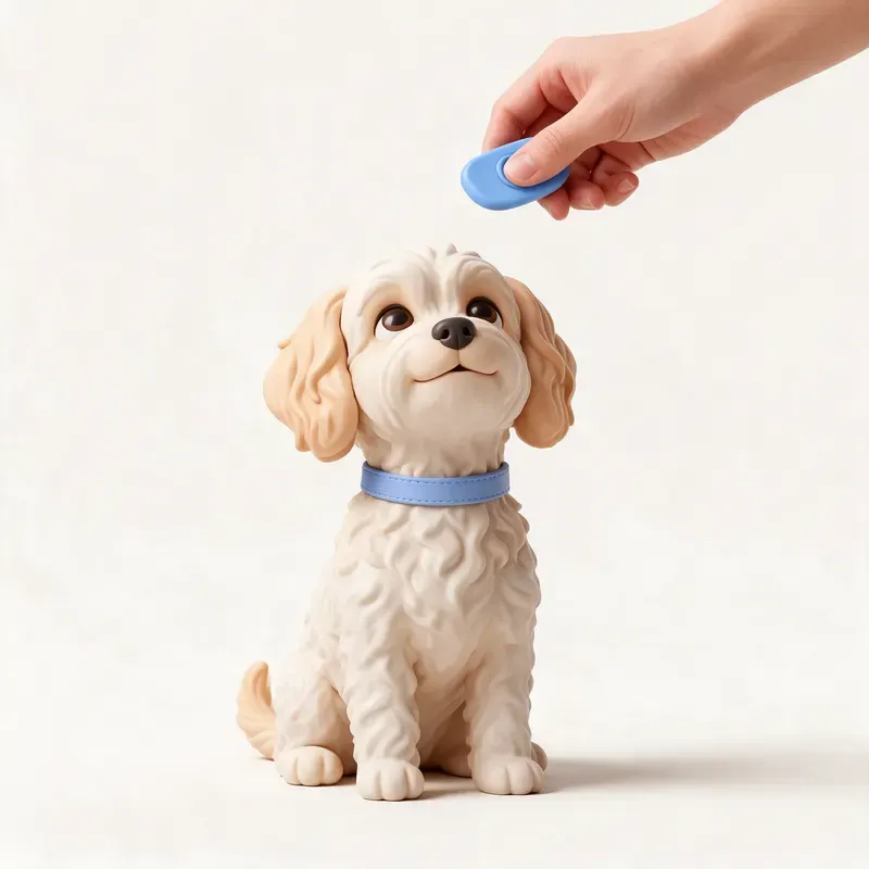 Maltipoo: aprendiendo (ilustración)