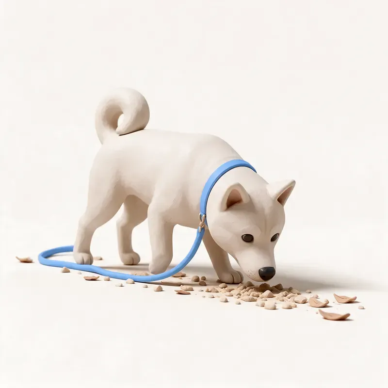 Kishu ken: haciendo ejercicio (ilustración)