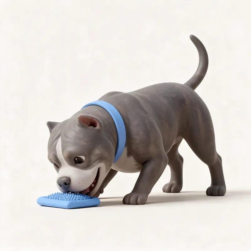 American bully: haciendo ejercicio (ilustración)