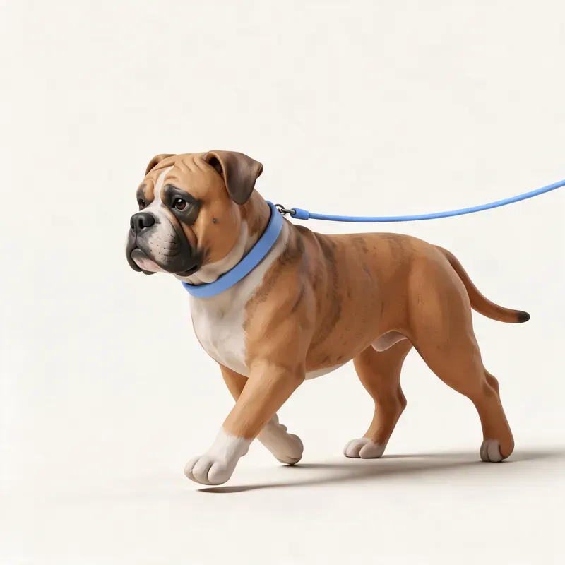 Bulldog continental: haciendo ejercicio (ilustración)