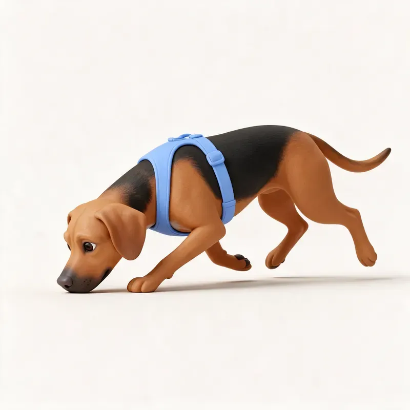 Sabueso de Schiller: haciendo ejercicio (ilustración)