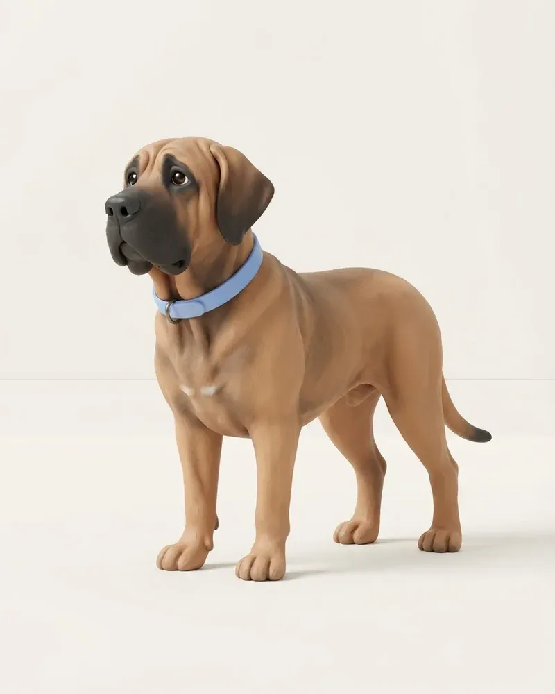 Ilustración 3D de un fila brasileño