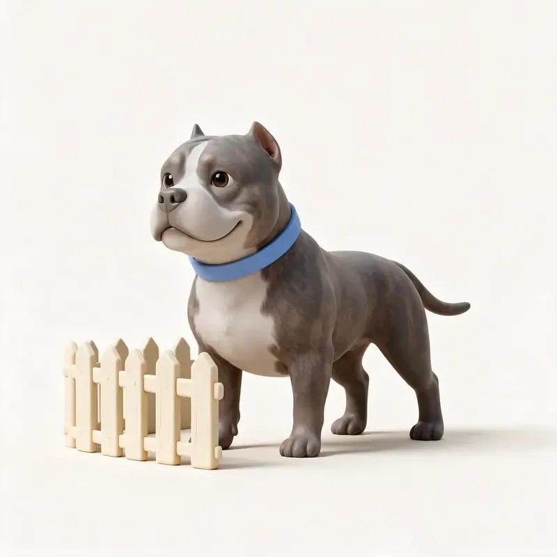 American bully: un guiño a su origen (ilustración)