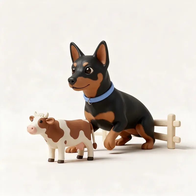 Lancashire heeler: un guiño a su origen (ilustración)