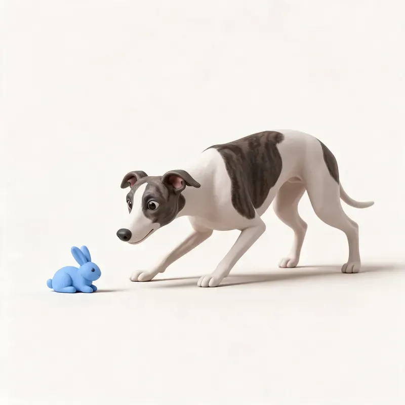 Whippet: un guiño a su origen (ilustración)