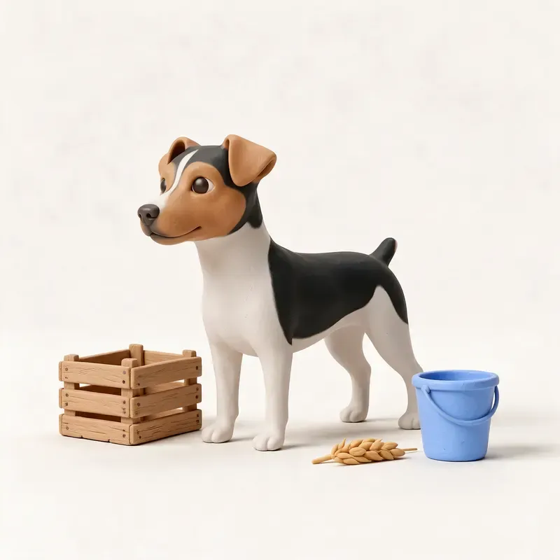Terrier brasileño: un guiño a su origen (ilustración)