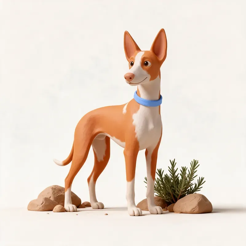 Podenco ibicenco: un guiño a su origen (ilustración)