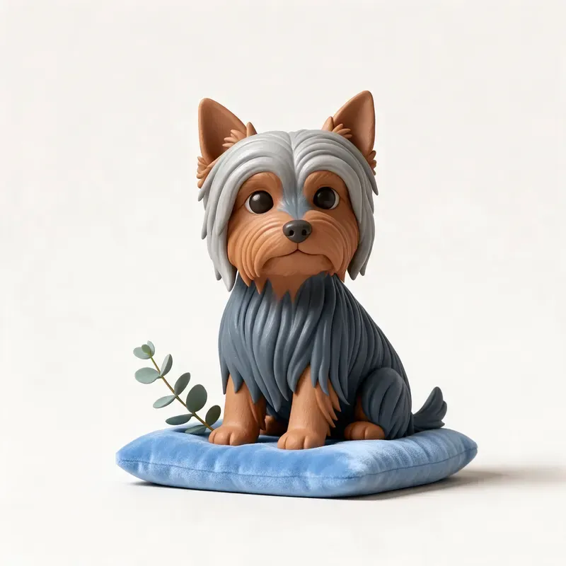 Silky terrier australiano: un guiño a su origen (ilustración)