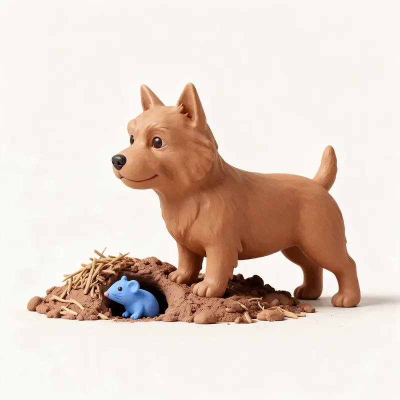 Norwich terrier: un guiño a su origen (ilustración)