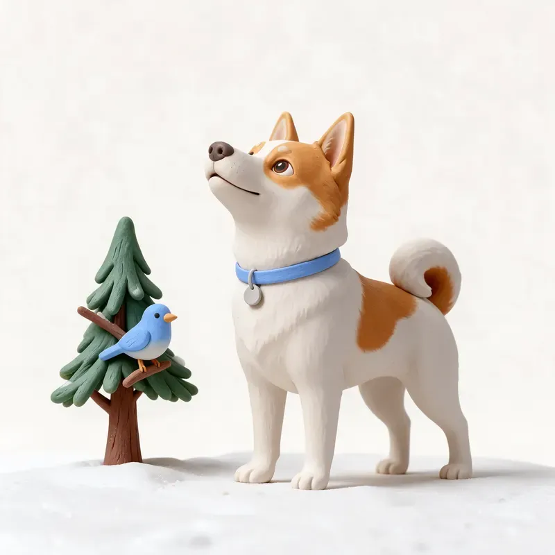 Spitz de Norrbotten: un guiño a su origen (ilustración)