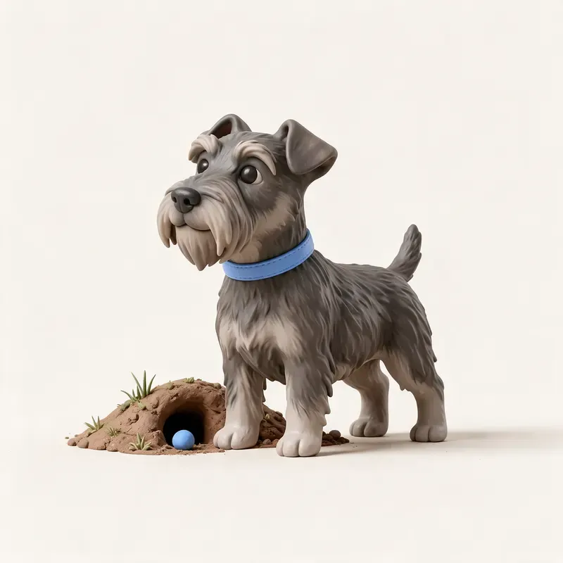 Terrier checo: un guiño a su origen (ilustración)