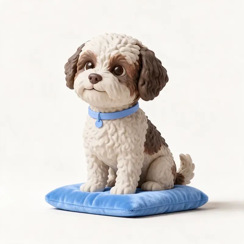 Shih-poo: un guiño a su origen (ilustración)