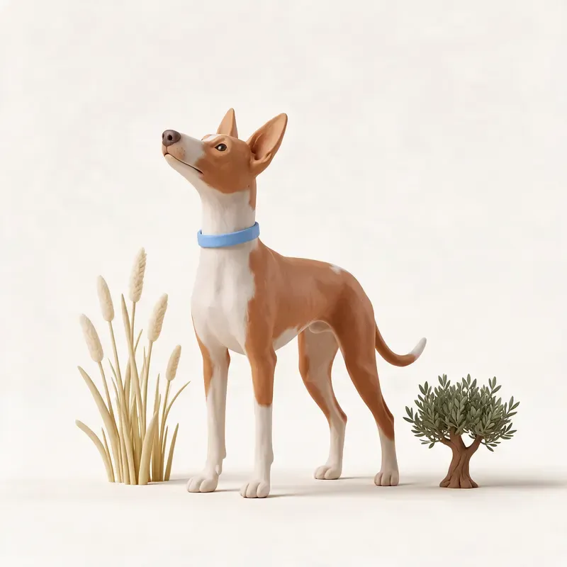 Podenco andaluz: un guiño a su origen (ilustración)