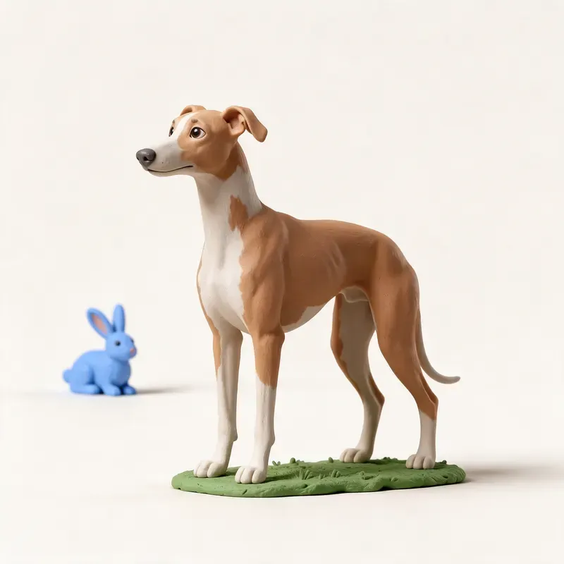 Galgo inglés (Greyhound): un guiño a su origen (ilustración)