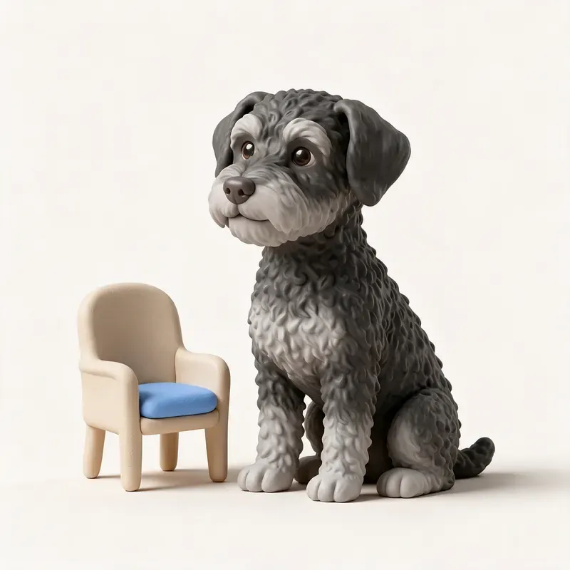 Schnoodle: un guiño a su origen (ilustración)