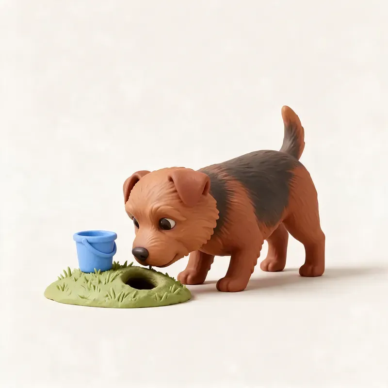 Norfolk terrier: un guiño a su origen (ilustración)
