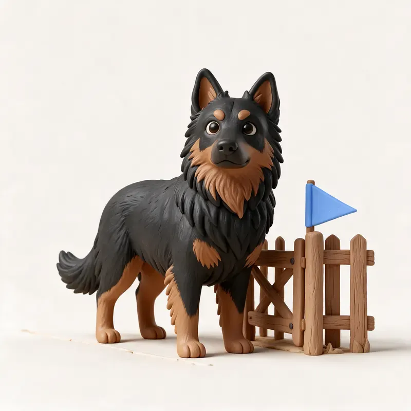Perro de Bohemia: un guiño a su origen (ilustración)