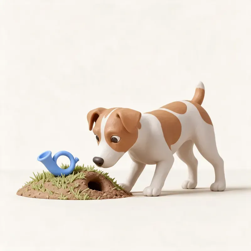 Parson Russell terrier: un guiño a su origen (ilustración)