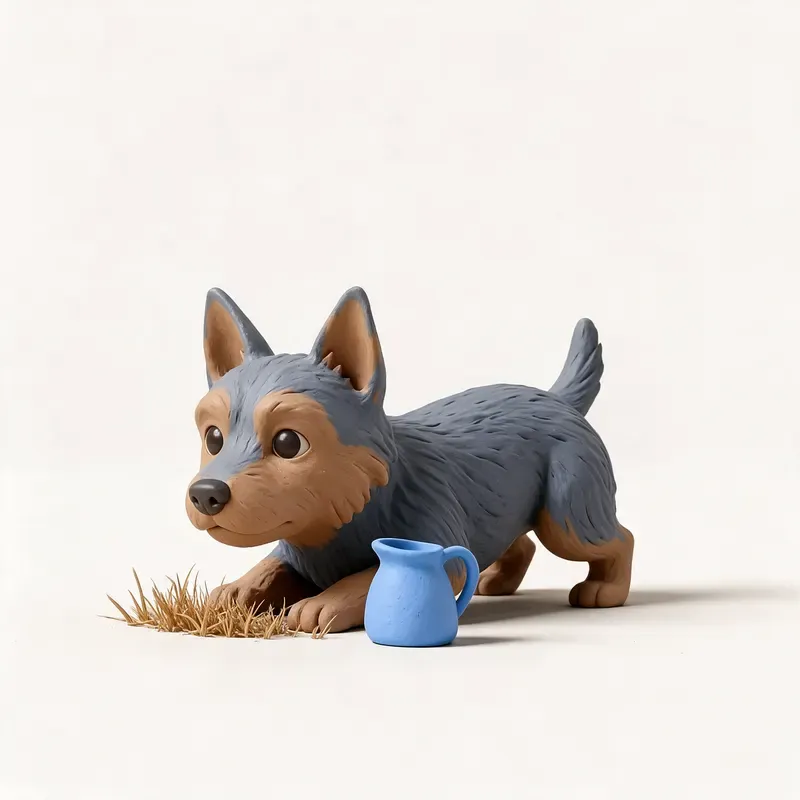 Terrier australiano: un guiño a su origen (ilustración)