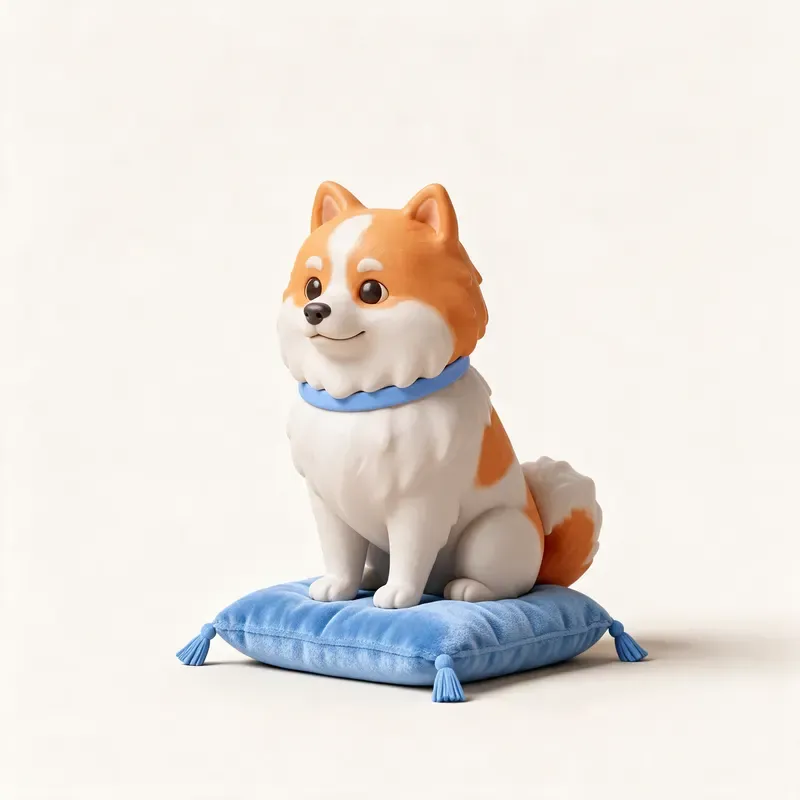 Pomerania (Spitz enano): un guiño a su origen (ilustración)