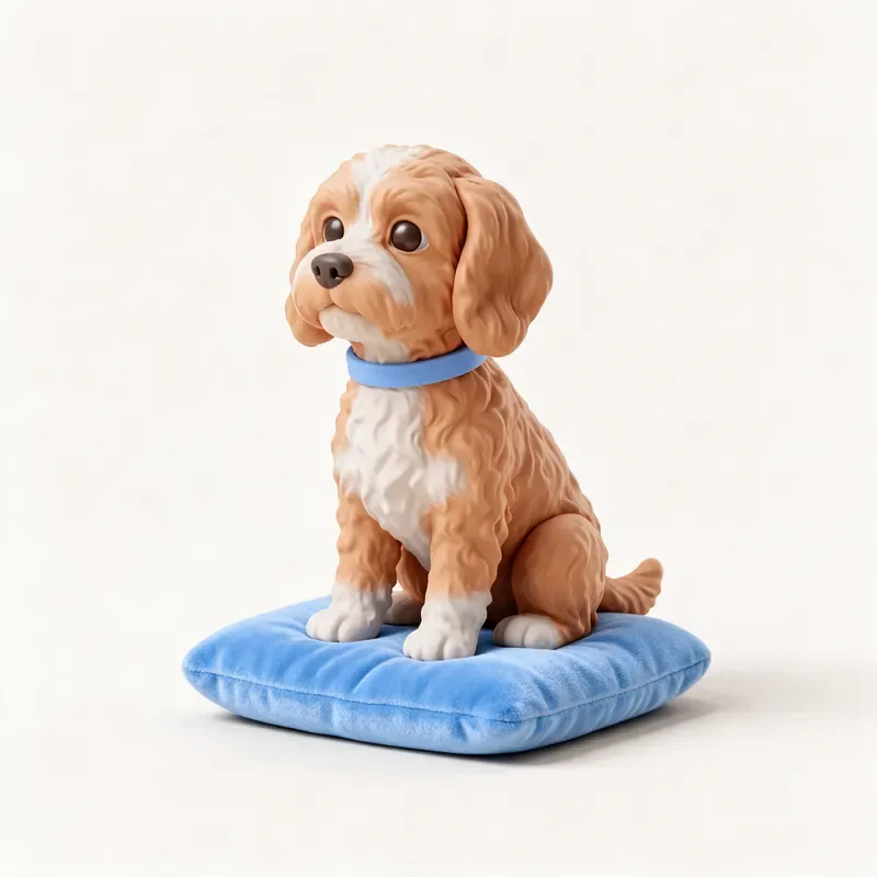 Cavapoo: un guiño a su origen (ilustración)