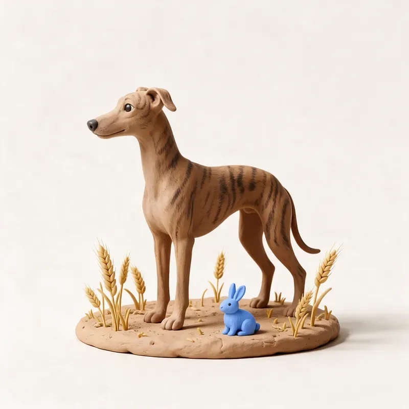 Galgo español: un guiño a su origen (ilustración)