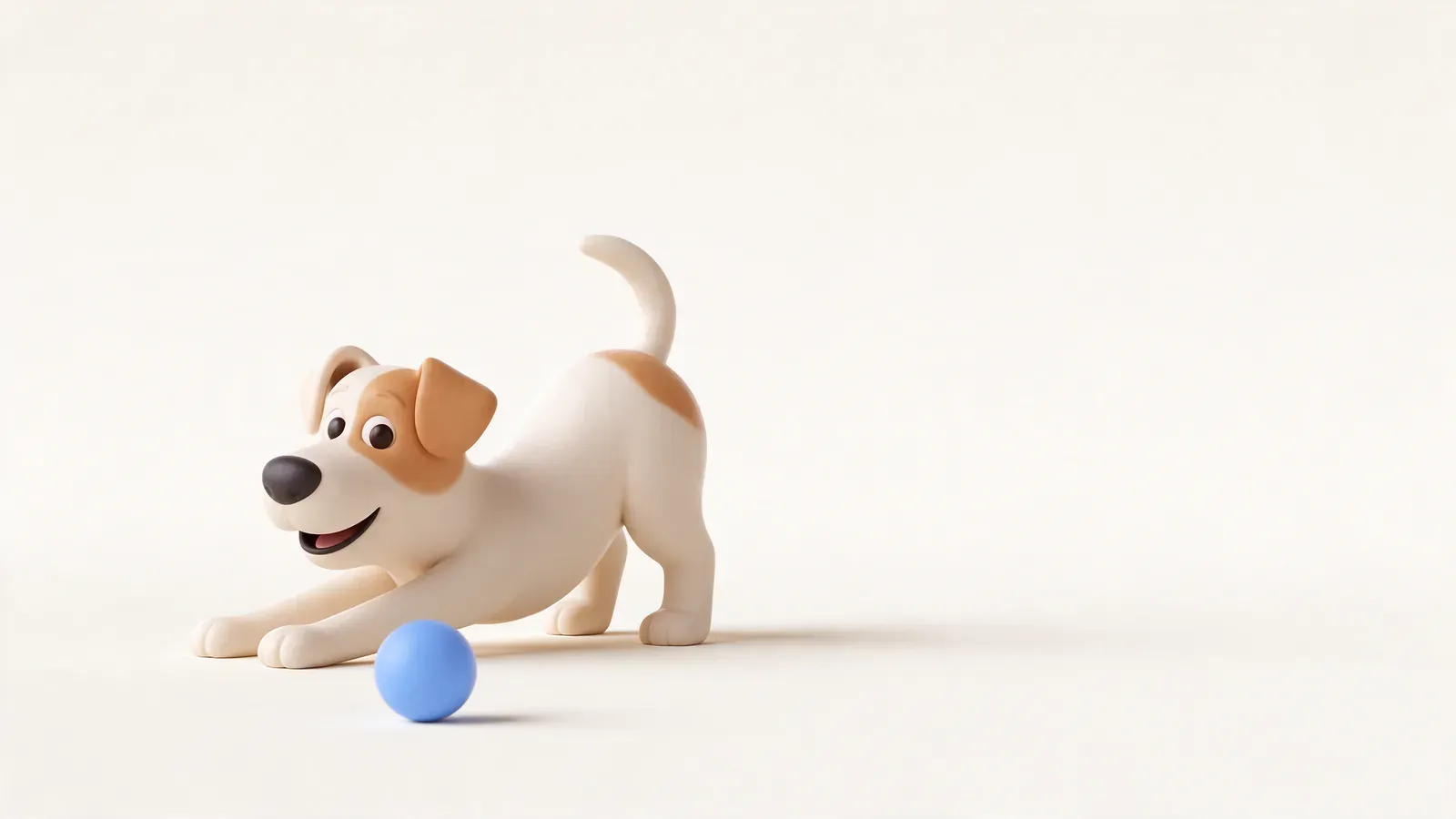 Jack russell haciendo la reverencia de juego