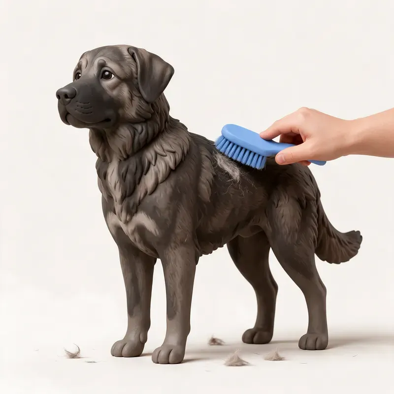 Perro de Castro Laboreiro: cuidado de su pelo (ilustración)