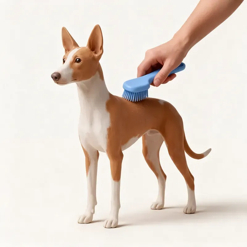 Podenco andaluz: cuidado de su pelo (ilustración)