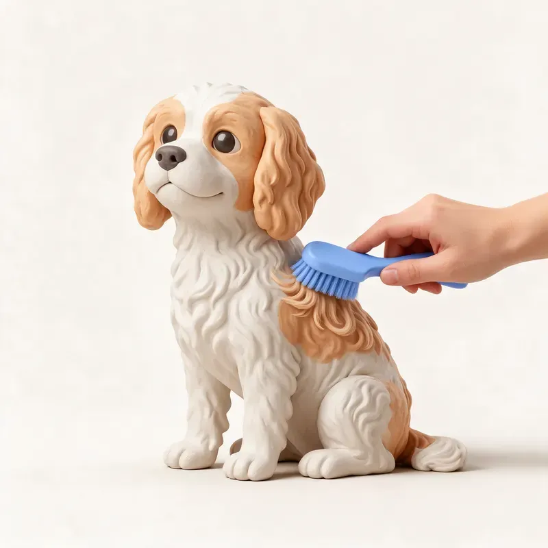 Cavachon: cuidado de su pelo (ilustración)