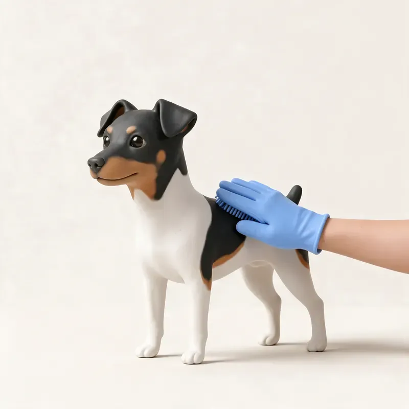 Terrier japonés: cuidado de su pelo (ilustración)