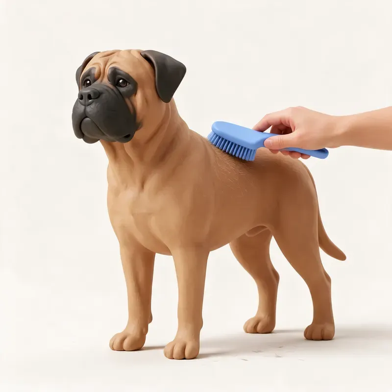 Bullmastiff: cuidado de su pelo (ilustración)