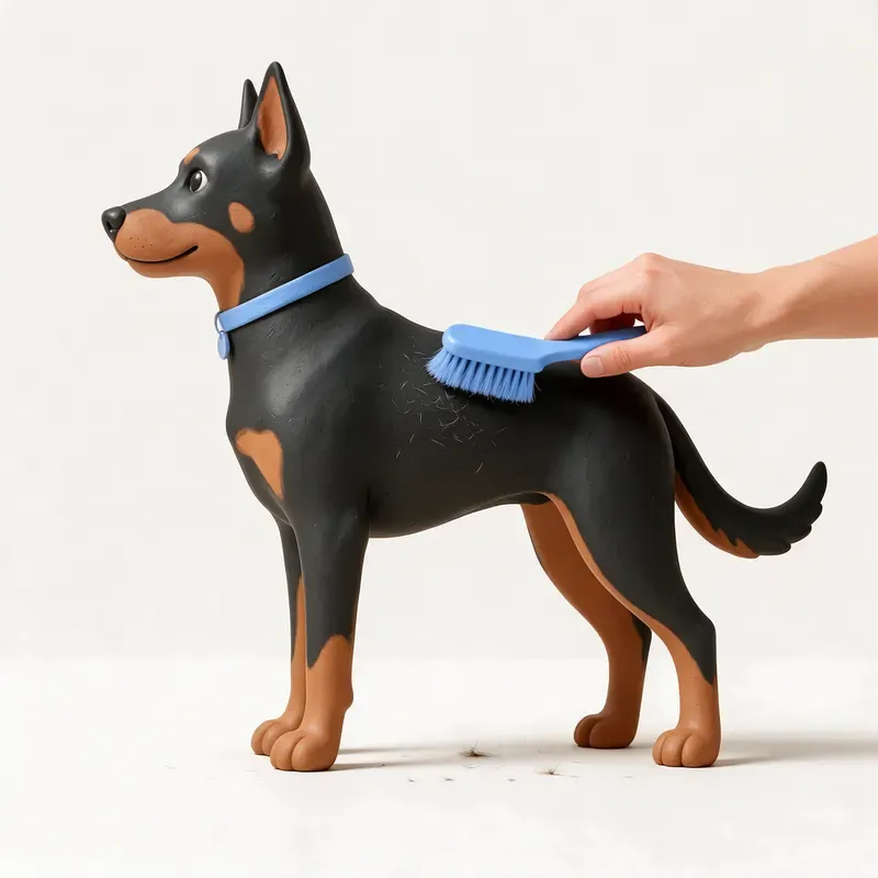 Pastor de Beauce (Beauceron): cuidado de su pelo (ilustración)