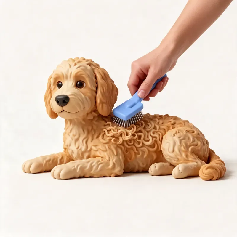 Goldendoodle: cuidado de su pelo (ilustración)