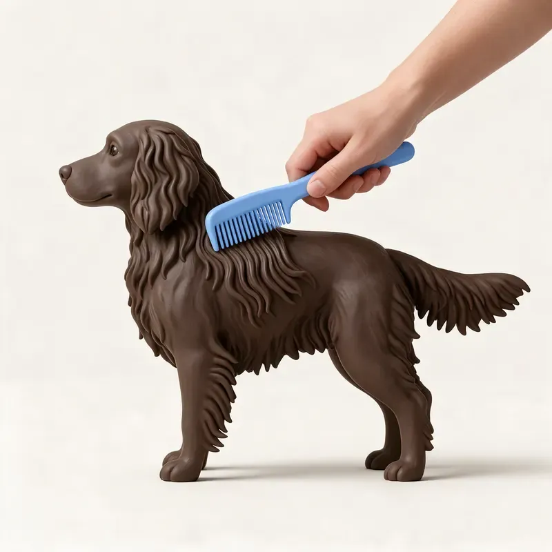 Perro de codornices alemán: cuidado de su pelo (ilustración)