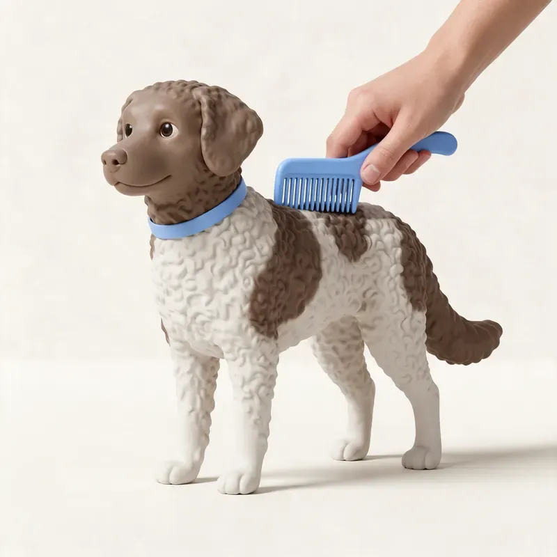 Wetterhoun (perro de agua frisón): cuidado de su pelo (ilustración)