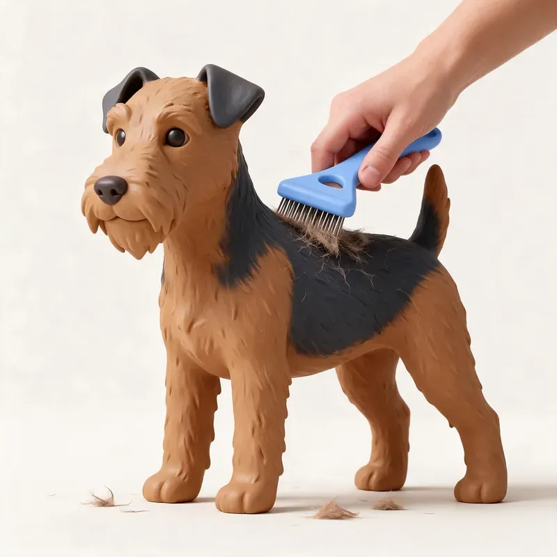 Lakeland terrier: cuidado de su pelo (ilustración)